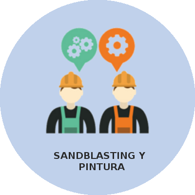 Sandblasting y pintura